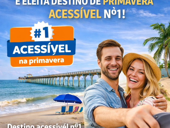 Praia do Condado de Brunswick é eleita destino de primavera acessível nº1