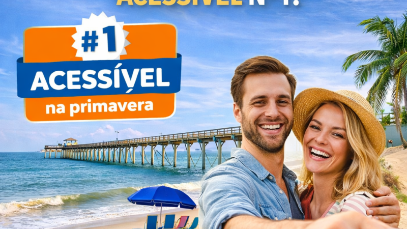 Praia do Condado de Brunswick é eleita destino de primavera acessível nº1